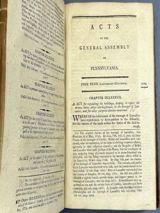 Laws of the Commonwealth of Pennsylvania, Vol. II (1803)