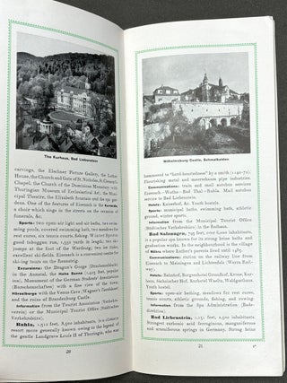 Shoebox full of brochures, travel guides, photos, postcards of 1930s ...