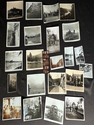 Shoebox full of brochures, travel guides, photos, postcards of 1930s ...