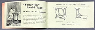 Early 1900s catalog of metal and woodenware: invalid tables, ironing, wash & pastry boards...