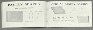 Early 1900s catalog of metal and woodenware: invalid tables, ironing, wash & pastry boards...