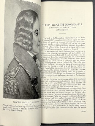 1930 Official Programme 175th Anniversary Commemoration of the Battle of Braddock