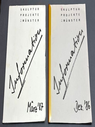 Item #H39877 Skulptur Projekte in Munster, 1987: Information, Dez. '86 & Marz '87, 2 vols