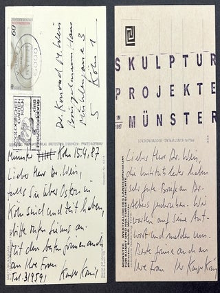 Skulptur Projekte in Munster, 1987: Information, Dez. '86 & Marz '87, 2 vols.