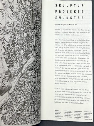 Skulptur Projekte in Munster, 1987: Information, Dez. '86 & Marz '87, 2 vols.