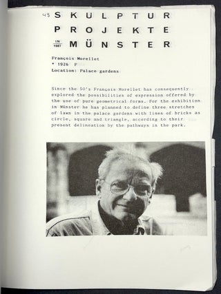 Skulptur Projekte in Munster, 1987: Information, Dez. '86 & Marz '87, 2 vols.