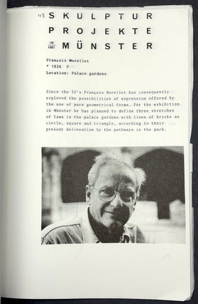 Skulptur Projekte in Munster, 1987: Information, Dez. '86 & Marz '87, 2 vols.