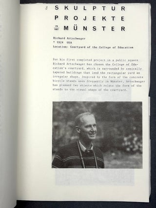 Skulptur Projekte in Munster, 1987: Information, Dez. '86 & Marz '87, 2 vols.