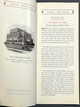 Ideal Heating (1915 promotional booklet from American Radiator Company)