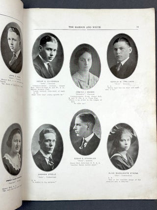 Uniontown High School, 1920 Yearbook, Maroon and White, Commencement Issue