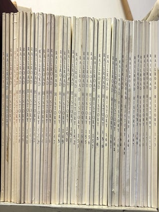 Railroad History, 41 issues, Nos. 132-173, Spring 1975 - Autumn 1995. The Railway, Locomotive Historical.