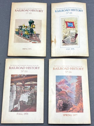 Railroad History, 41 issues, Nos. 132-173, Spring 1975 - Autumn 1995