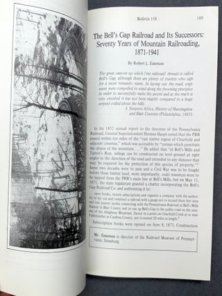 Railroad History, 41 issues, Nos. 132-173, Spring 1975 - Autumn 1995