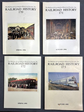 Railroad History, 41 issues, Nos. 132-173, Spring 1975 - Autumn 1995