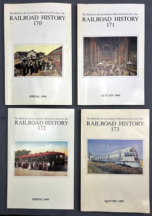 Railroad History, 41 issues, Nos. 132-173, Spring 1975 - Autumn 1995