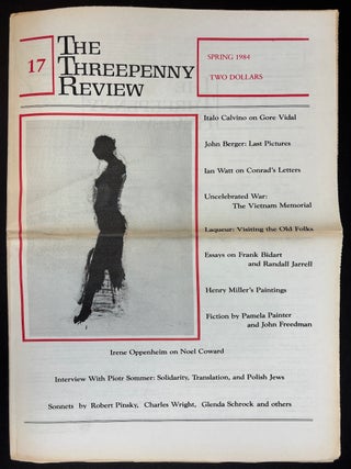 Item #H40162 The Threepenny Review No. 17, Spring 1984. Italy Calvino, John Berger