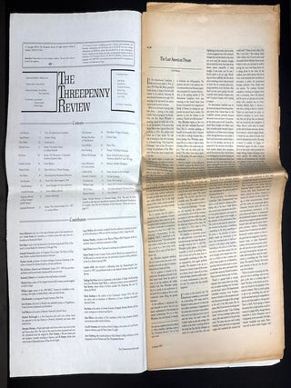 The Threepenny Review no. 38, Summer 1989