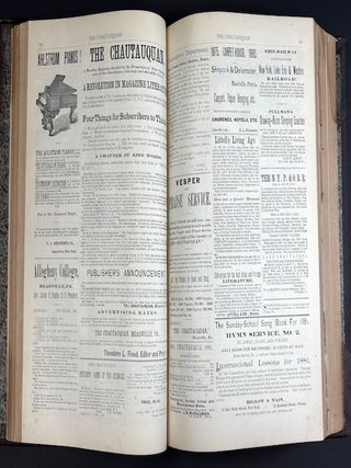 The Chautauquan, Vol. 1 no. 1 October 1880 - Vol. 2 no. 10 July 1882 bound volume