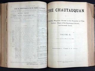 The Chautauquan, Vol. 1 no. 1 October 1880 - Vol. 2 no. 10 July 1882 bound volume