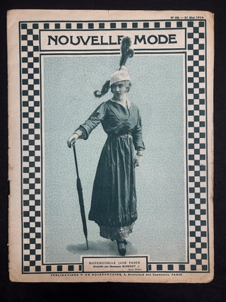 Item #H40338 La Nouvelle Mode, 31 Mai 1914 (French fashion magazine) with inserted color plate...