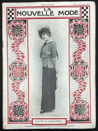 Item #H40345 La Nouvelle Mode, 27 Avril 1913French fashion magazine) with inserted color plate...