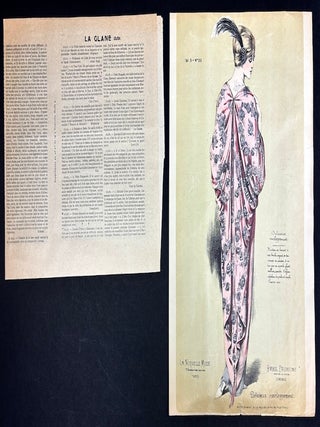 La Nouvelle Mode, 27 Avril 1913French fashion magazine) with inserted color plate and folding pattern
