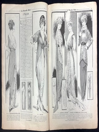 La Nouvelle Mode, 27 Avril 1913French fashion magazine) with inserted color plate and folding pattern