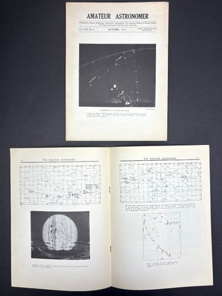 The Amateur Astronomer, Vol. I no. 1 (April 1929) - Vol. VIII no. 3, Spring 1936