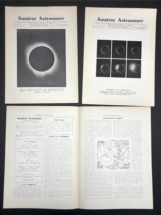The Amateur Astronomer, Vol. I no. 1 (April 1929) - Vol. VIII no. 3, Spring 1936