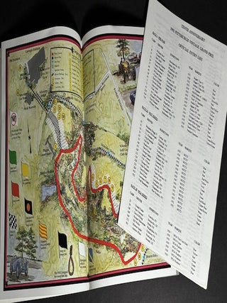 11 souvenir programs from Pittsburgh Vintage Grand Prix, Schenley Park, 1985-1999