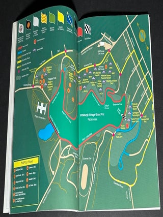 11 souvenir programs from Pittsburgh Vintage Grand Prix, Schenley Park, 1985-1999
