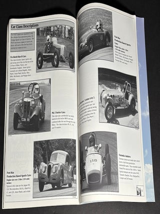 11 souvenir programs from Pittsburgh Vintage Grand Prix, Schenley Park, 1985-1999