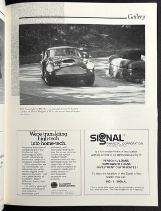 11 souvenir programs from Pittsburgh Vintage Grand Prix, Schenley Park, 1985-1999