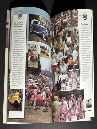 11 souvenir programs from Pittsburgh Vintage Grand Prix, Schenley Park, 1985-1999