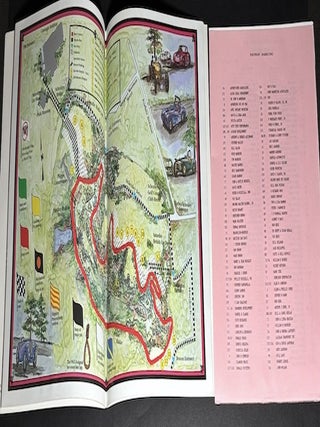 11 souvenir programs from Pittsburgh Vintage Grand Prix, Schenley Park, 1985-1999