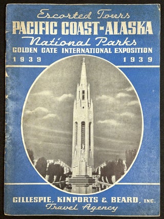Item #H40473 1939 Escorted Tours, Pacific Coast - Alaska, National Parks, Golden Gate...