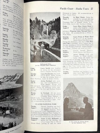 1939 Escorted Tours, Pacific Coast - Alaska, National Parks, Golden Gate International Exposition