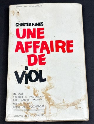 Item #H40533 Une affaire de viol, Targ family copy. Chester Himes