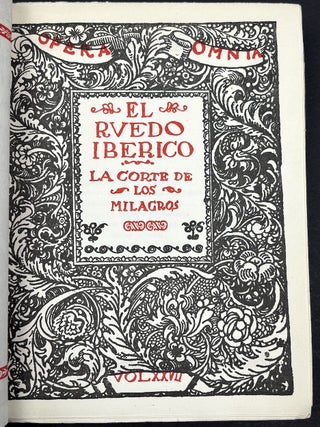 El Ruedo Iberico: La Corte de Los Milagros (Opera Omnia Vol. XXVII / 27)