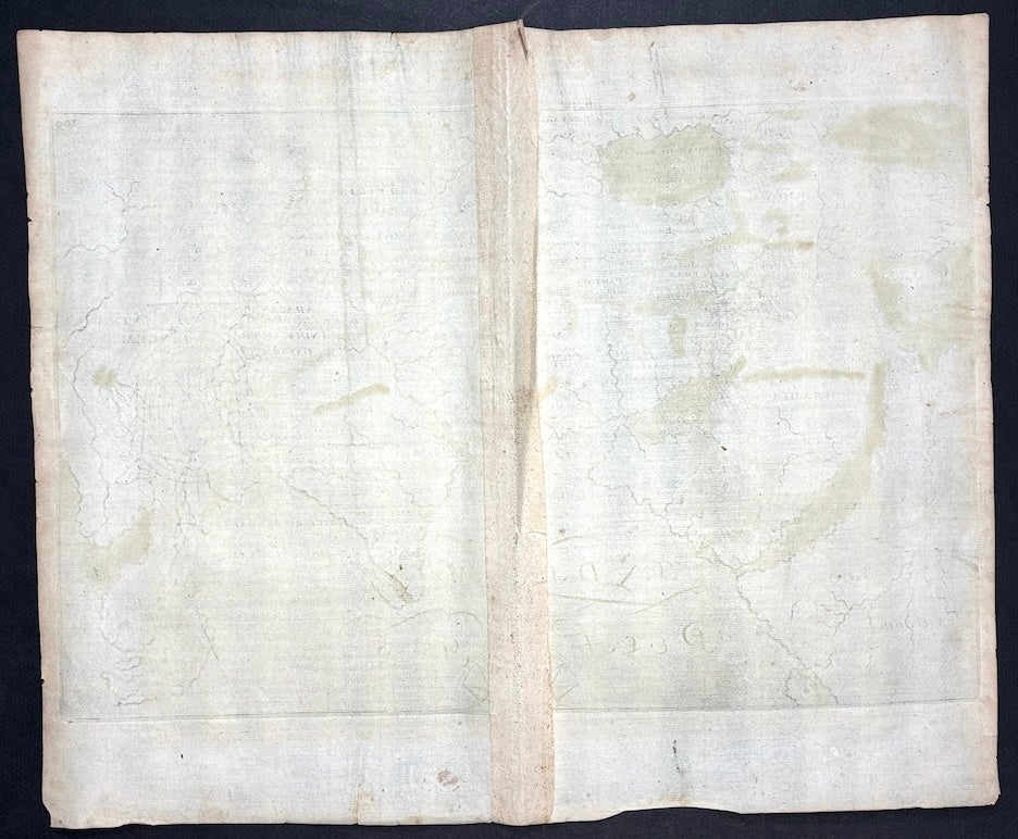 1614 map of India, Holy Land, Central Asia, Arabia etc. from Raleigh's ...