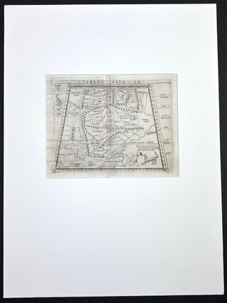 Tabula Asiae IX (1548 double-page map from Gastaldi's Geografia): Northern India, Pakistan. Giacomo Gastaldi.