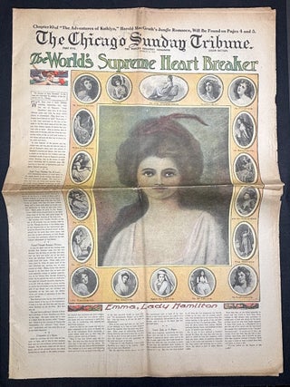 Chicago Sunday Tribune large color sections for 1914 & 1916 - 6 issues -- larger format