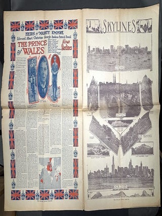 Chicago Sunday Tribune large color sections for 1914 & 1916 - 6 issues -- larger format