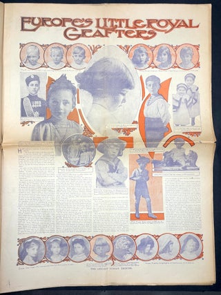 Chicago Sunday Tribune large color sections for 1914 & 1916 - 6 issues -- larger format