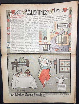 Chicago Sunday Tribune large color sections for 1914 & 1916 - 6 issues -- larger format