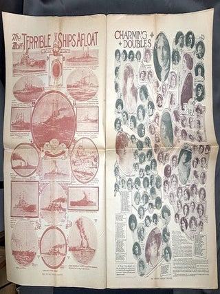 Chicago Sunday Tribune large color sections for 1914 & 1916 - 6 issues -- larger format
