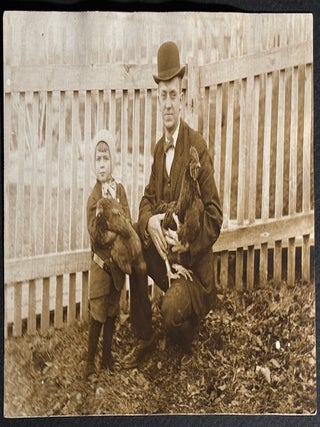 16 RPPCs of children (and sometimes pets & animals) 1900s-1930s Real Photo Postcards