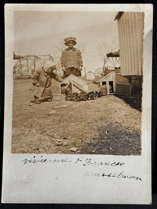 16 RPPCs of children (and sometimes pets & animals) 1900s-1930s Real Photo Postcards