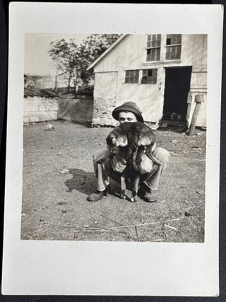 16 RPPCs of children (and sometimes pets & animals) 1900s-1930s Real Photo Postcards