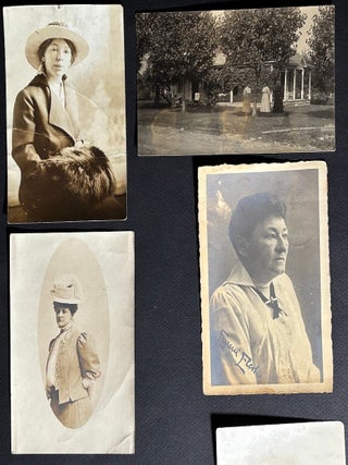 14 RPPCs of women and girls 1900s-1930s, Real Photo Postcards